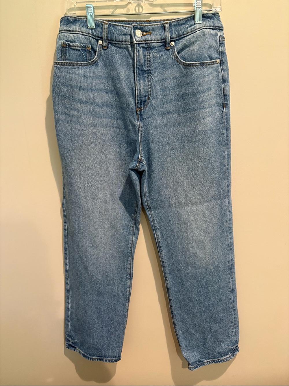 LOFT Women’s Straight Leg Jeans Size 6 Light Wash Denim
